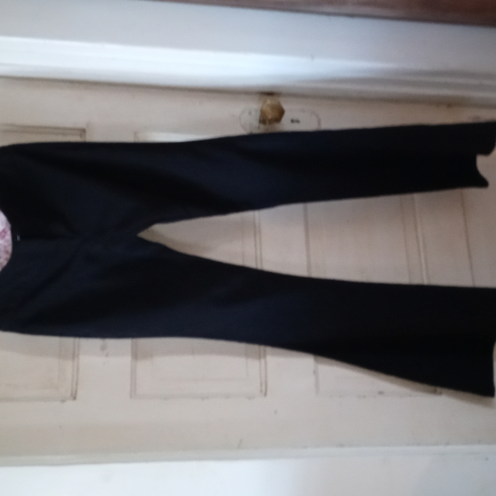 Cute pair of black bell bottom dress pants 13.5" waist